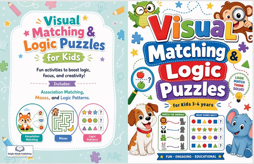 Visual Matching & Logic Puzzles for Kids 3-4 years – eBook