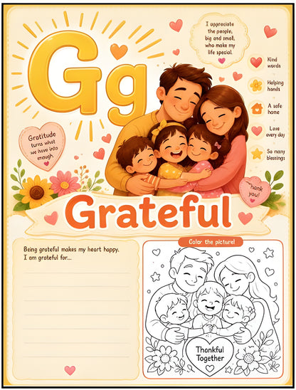 Values Alphabet: Learn Letters Through Emotions &amp; Values – eBook &amp; Paper Book