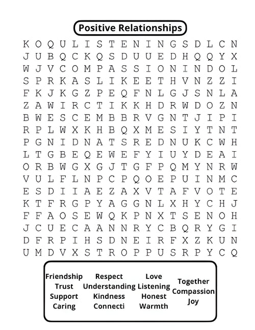 Anxiety Relief Word Search – eBook & Paper Book