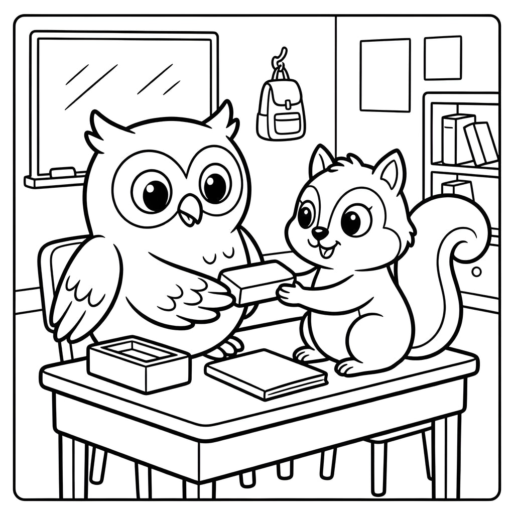 The Magic Cut & Color Bundle (BACK TO SCHOOL KINDNESS Activity BOOK + Crayons + Safety Scissors)