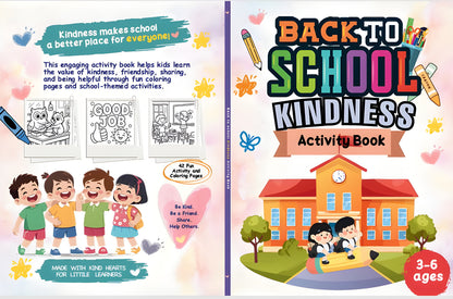 Back to School Kindness Activity Book for Kids