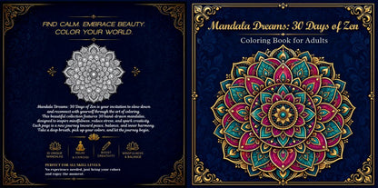 Mandala Dreams: 30 Days of Zen – eBook &amp; Paper Book