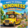 The Magic Cut & Color Bundle (BACK TO SCHOOL KINDNESS Activity BOOK + Crayons + Safety Scissors)