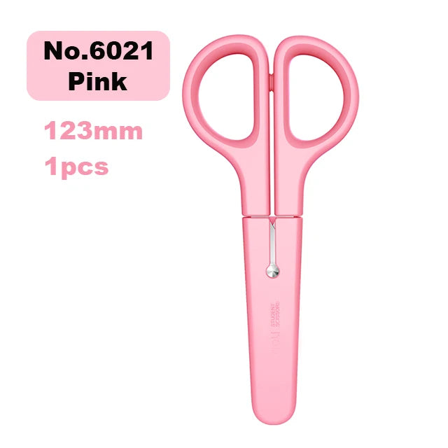 Deli Cartoon Safety Scissors for Children's DIY Handmade Craft Paper Cuttings School Stationery Small Shear Cute