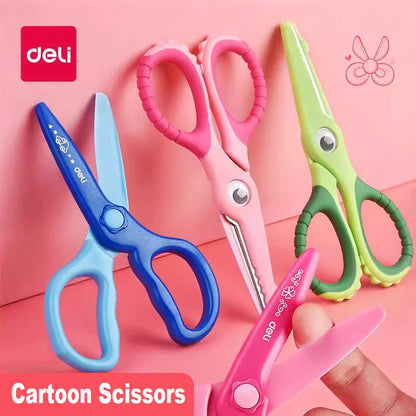 Deli Cartoon Safety Scissors for Children&
