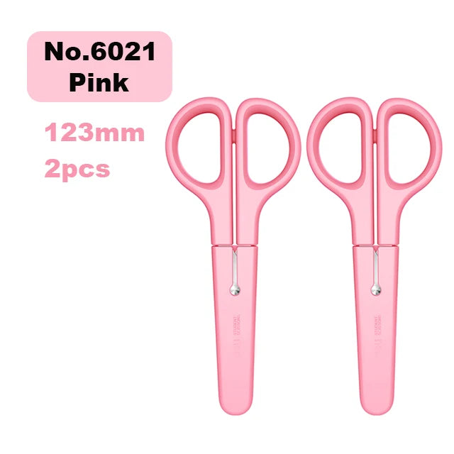 Deli Cartoon Safety Scissors for Children's DIY Handmade Craft Paper Cuttings School Stationery Small Shear Cute