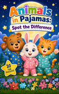Animals in Pajamas: Spot the Difference – eBook