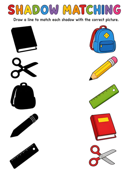 Visual Matching &amp; Logic Puzzles for Kids 3-4 years – eBook