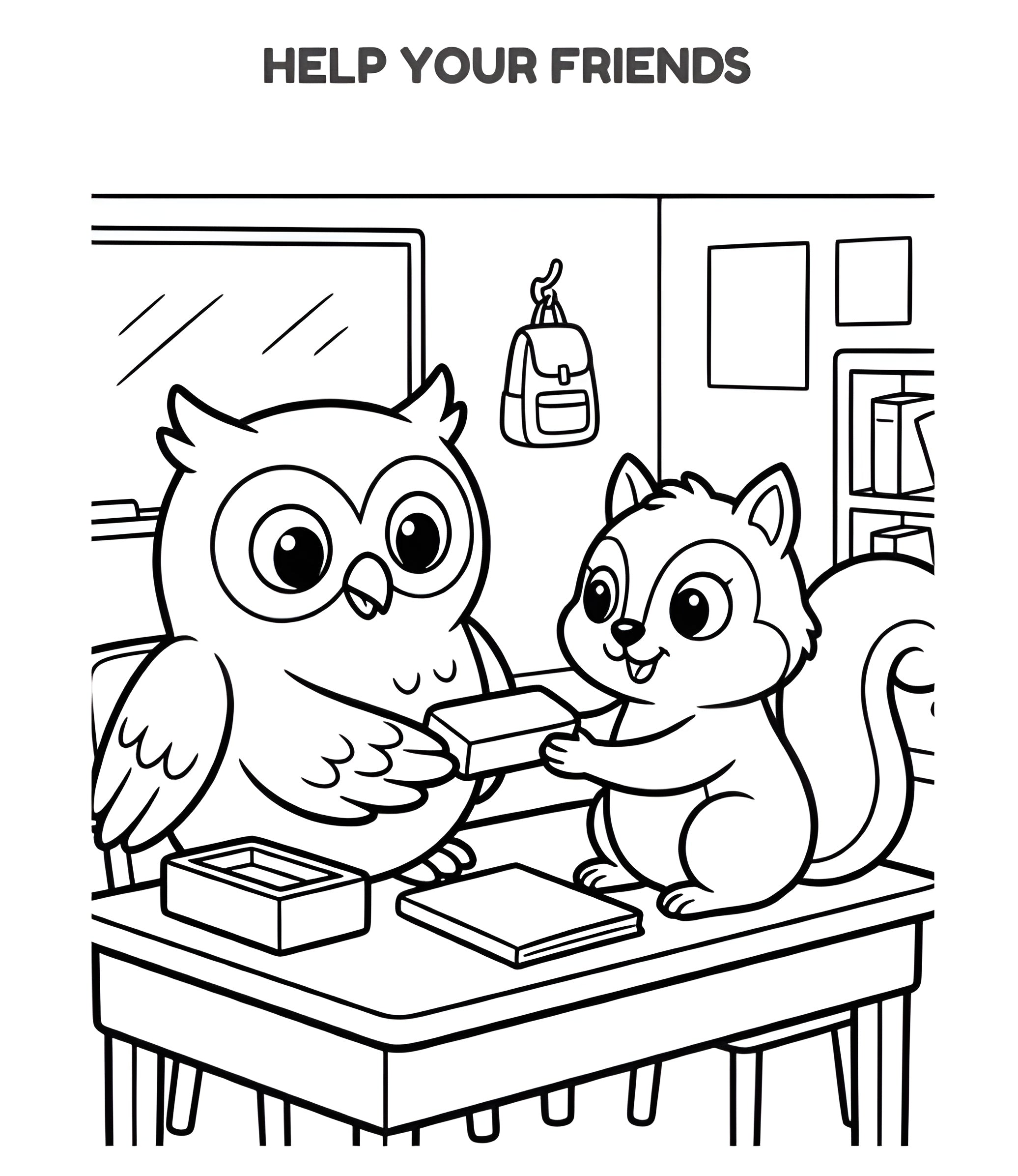 Back to School Kindness Activity Book for Kids