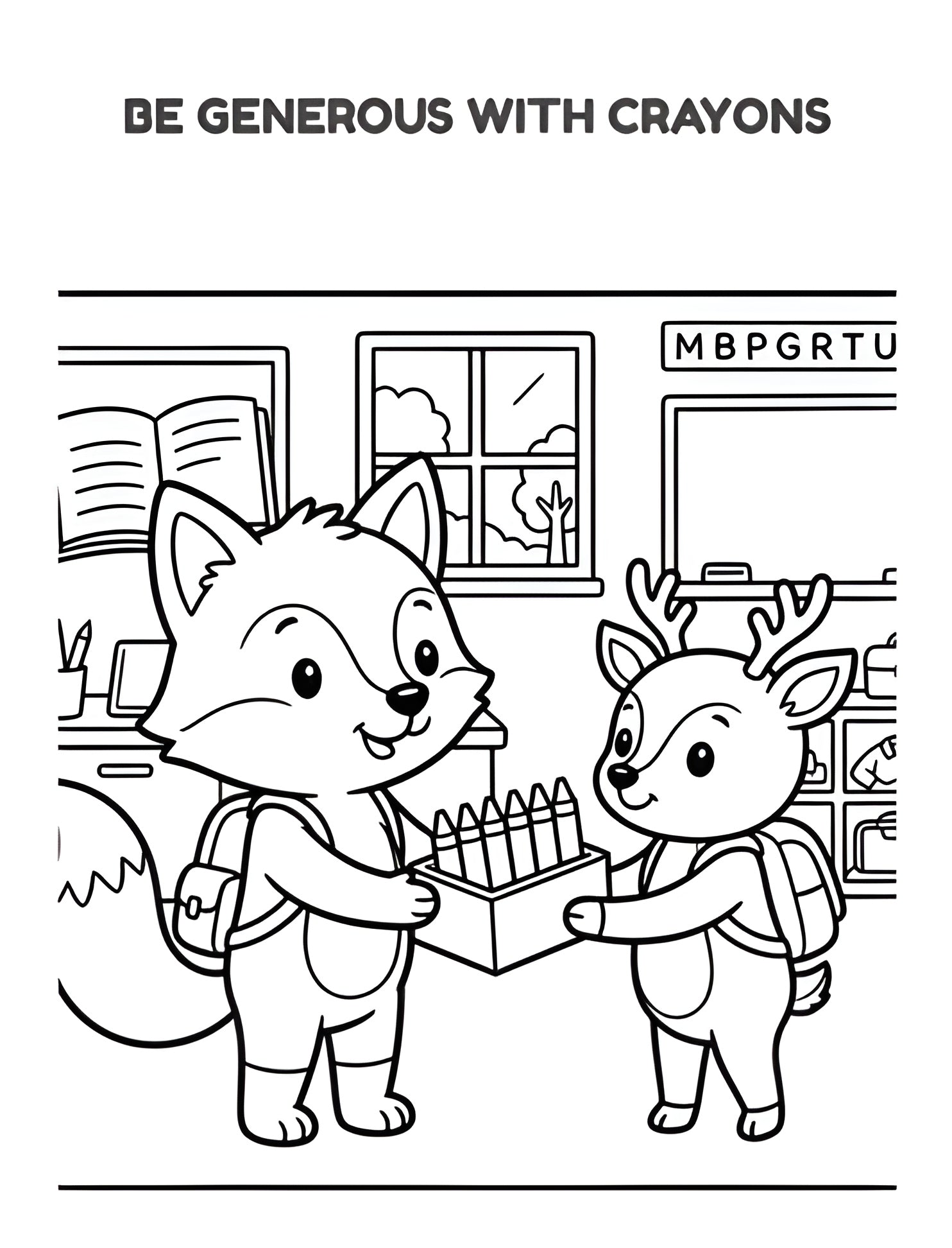 Back to School Kindness Activity Book for Kids