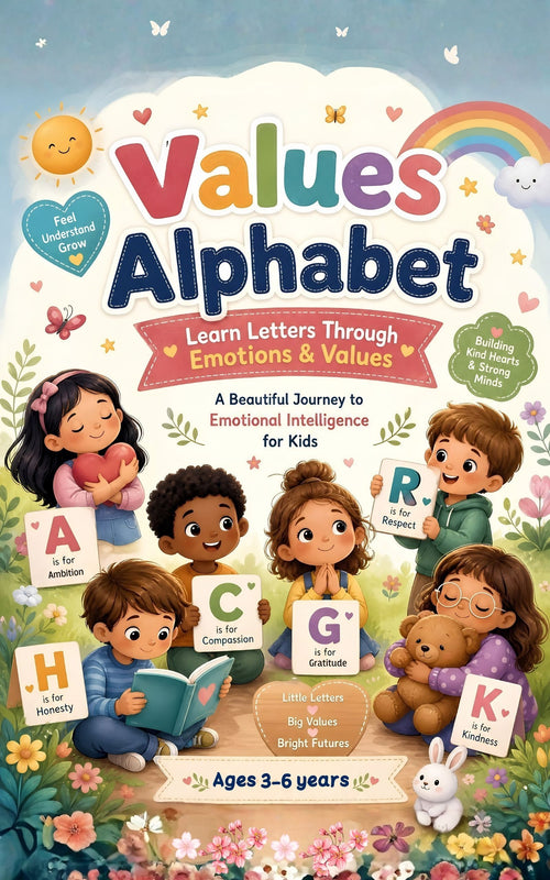 Values Alphabet: Learn Letters Through Emotions & Values – eBook & Paper Book